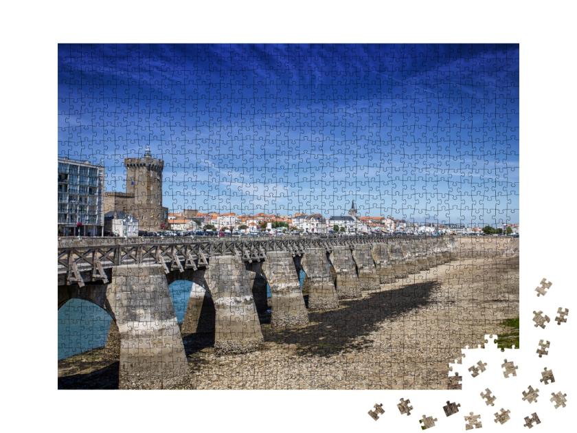 Puzzle de 1000 pièces « Port des Sables-d'Olonne en Vendée »