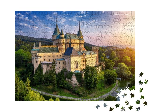 Puzzle de 1000 pièces « Château de Bojnice, patrimoine mondial de l'UNESCO »