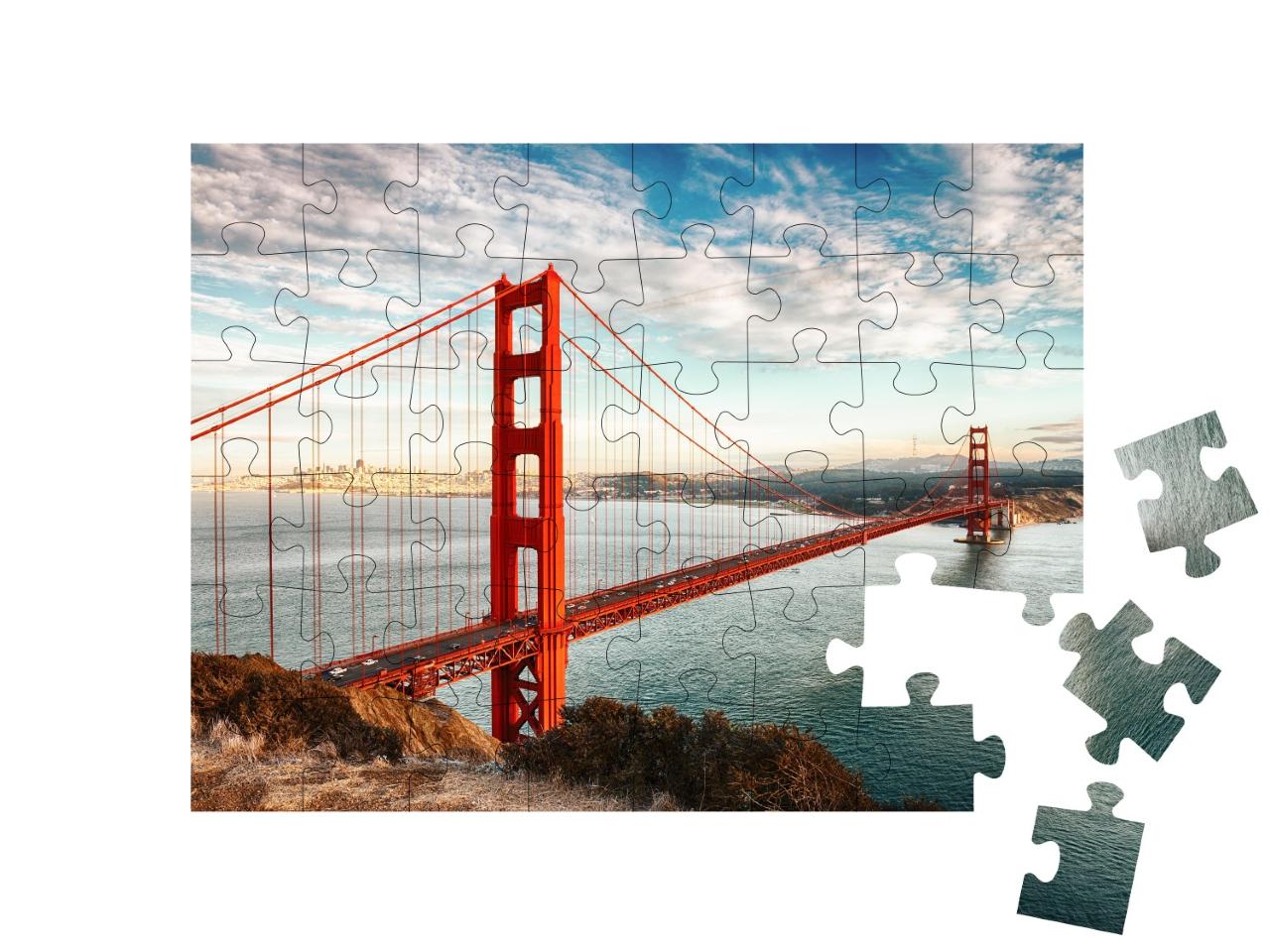 Puzzle de 48 pièces « Pont du Golden Gate, San Francisco, États-Unis »