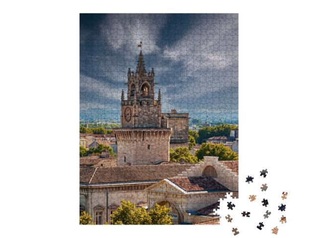 Puzzle de 1000 pièces « Le Palais des Papes à Avignon, France »