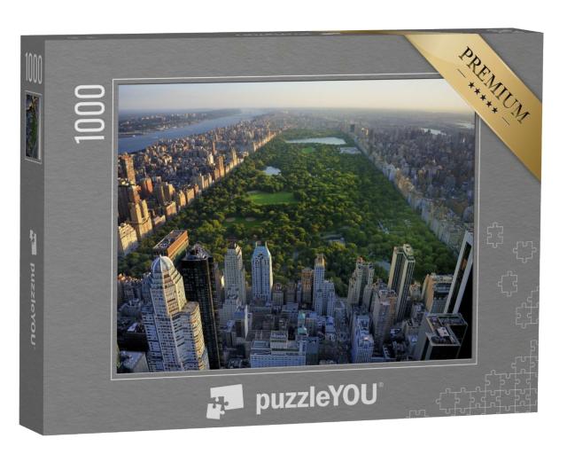 Puzzle de 1000 pièces « Central Park et gratte-ciel de Manhattan, New York »