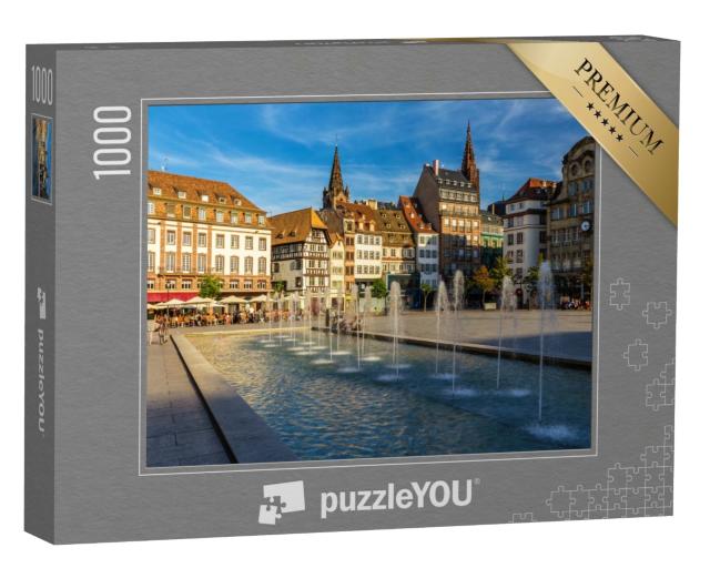 Puzzle de 1000 pièces « Place Kléber à Strasbourg - Alsace, France »