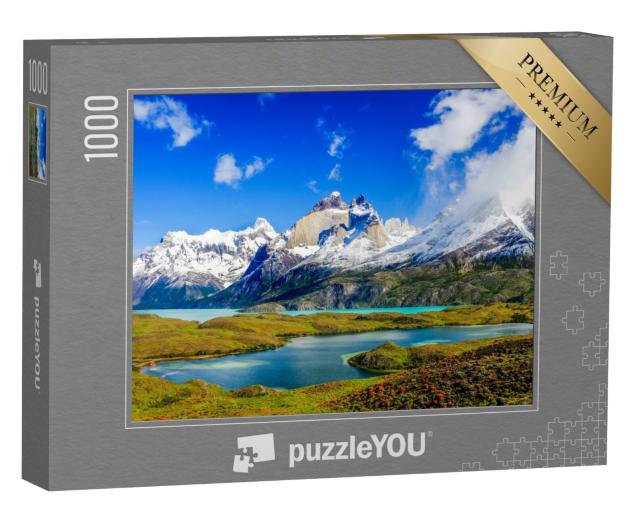 Puzzle de 1000 pièces « Magnifique paysage de Patagonie dans le parc national Torres del Paine, Chili »