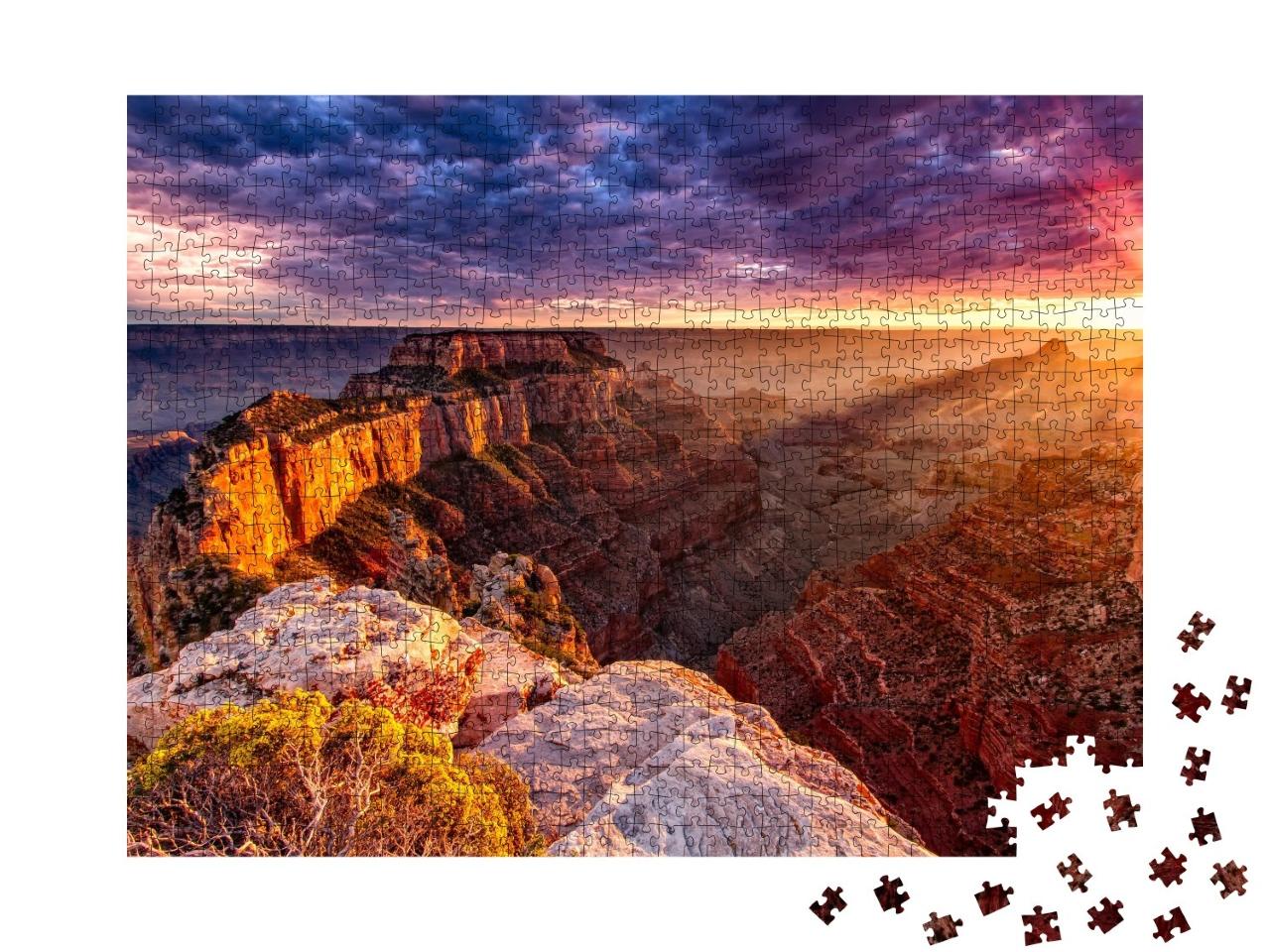 Puzzle de 1000 pièces « North Rim Grand Canyon Cape Royal »