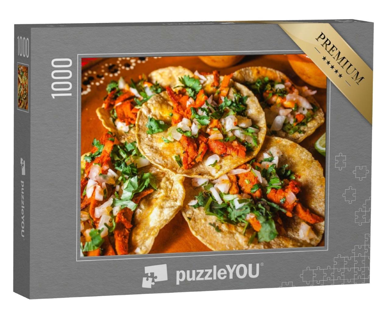 Puzzle de 1000 pièces « Cuisine mexicaine : Tacos »