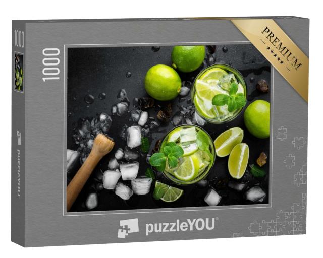 Puzzle de 1000 pièces « Mojito au rhum et au citron vert »