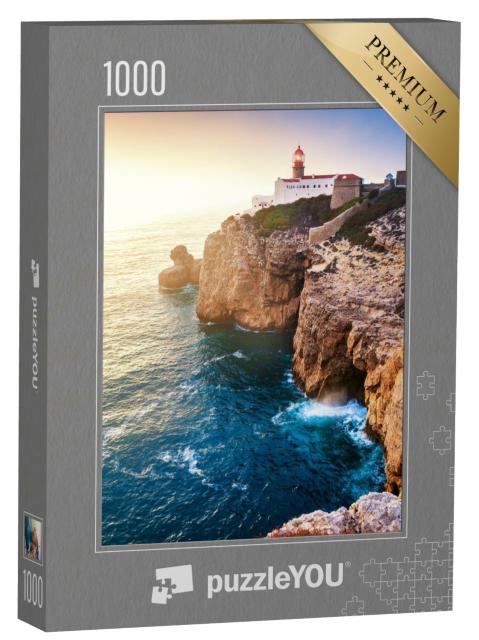 Puzzle de 1000 pièces « Phare du cap Saint-Vincent, point le plus au sud-ouest de l'Europe, Portugal »