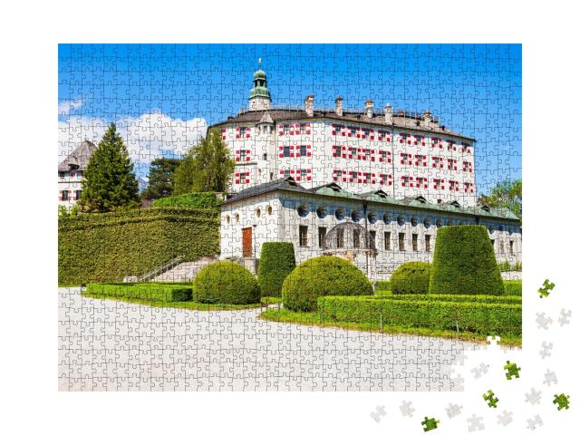 Puzzle de 1000 pièces « Château d'Ambras Innsbruck, Tyrol, Autriche »