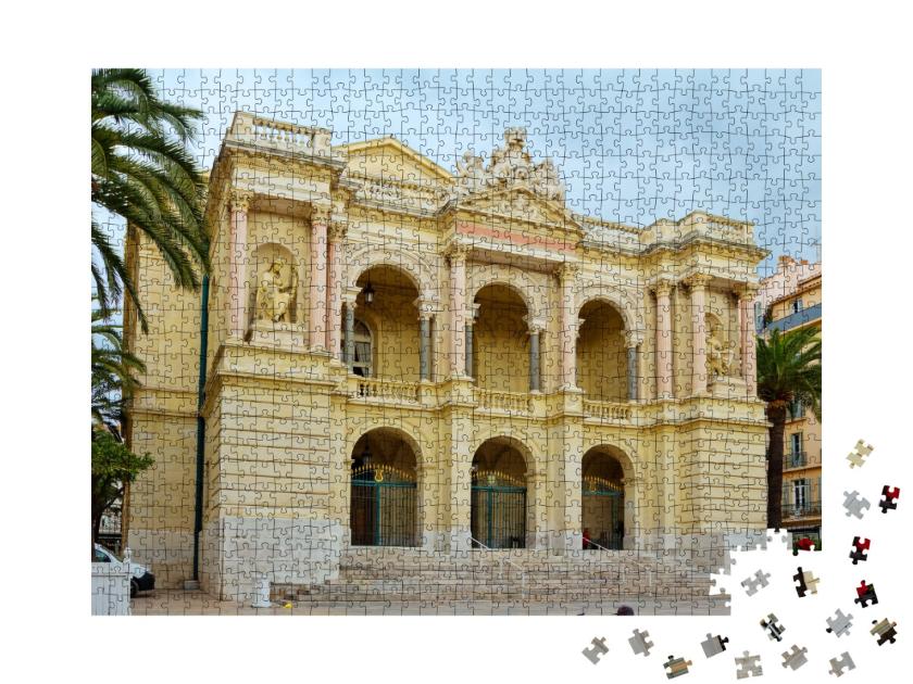 Puzzle de 1000 pièces « France.Toulon. Toulon abrite le deuxième plus grand opéra de France. »