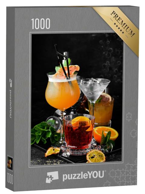 Puzzle de 1000 pièces « Une sélection de cocktails »