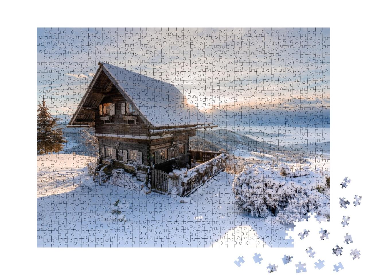 Puzzle de 1000 pièces « Lever de soleil hivernal »