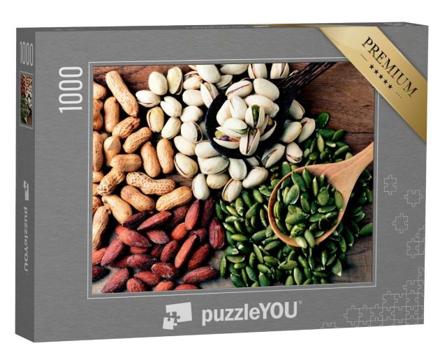 Puzzle de 1000 pièces « Noix et graines »