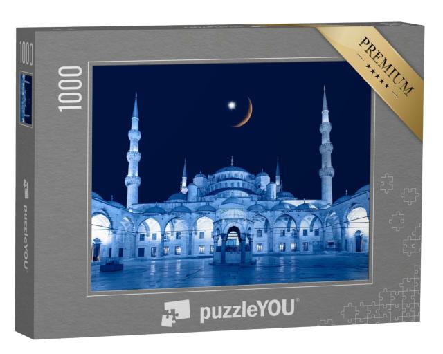 Puzzle de 1000 pièces « La Mosquée bleue à Istanbul »