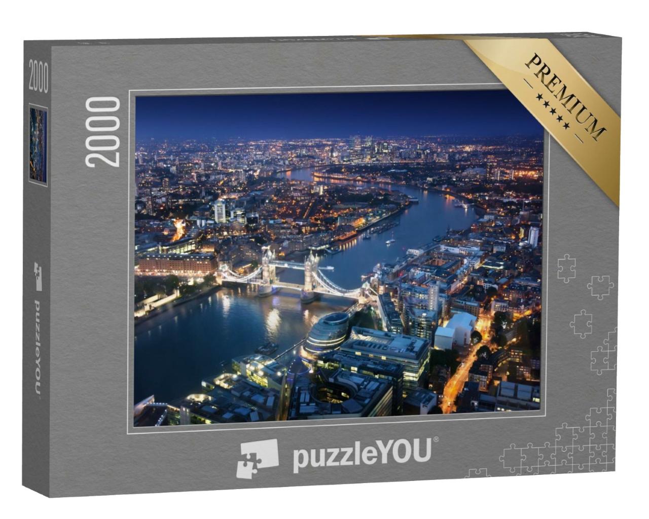 Puzzle de 2000 pièces « Londres de nuit »