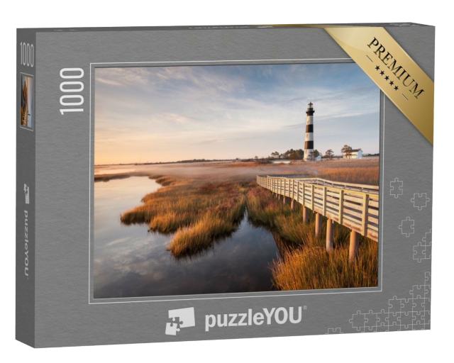 Puzzle de 1000 pièces « Phare sur les Outer Banks, région de la Caroline du Nord »