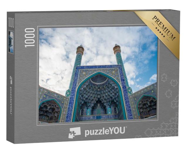Puzzle de 1000 pièces « Entrée de la mosquée du Shah à Ispahan, Iran »