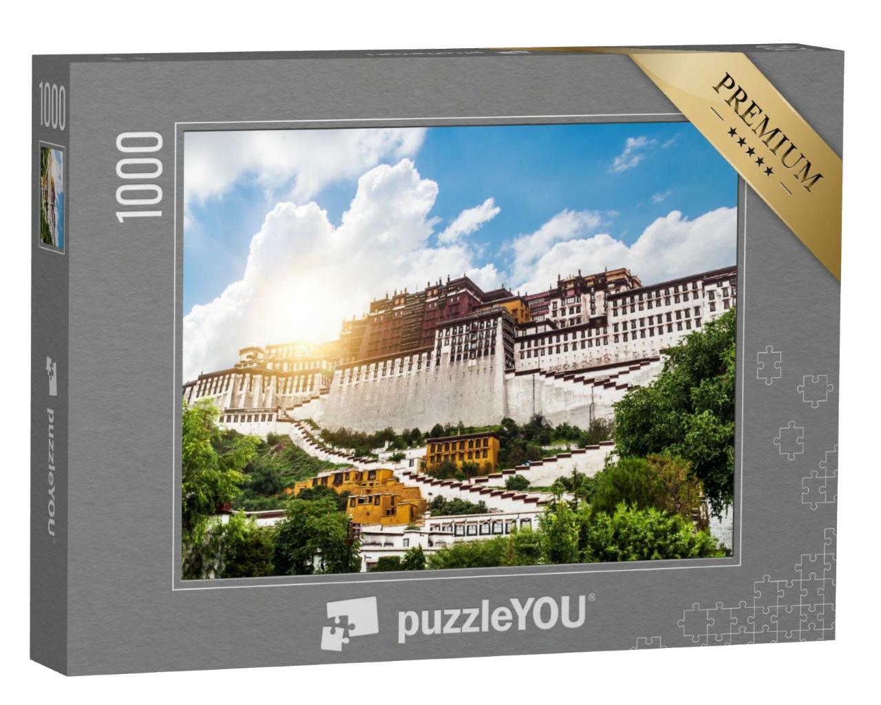 Puzzle de 1000 pièces « Chine Tibet Lhassa Palais du Potala, ancienne résidence du Dalaï Lama »
