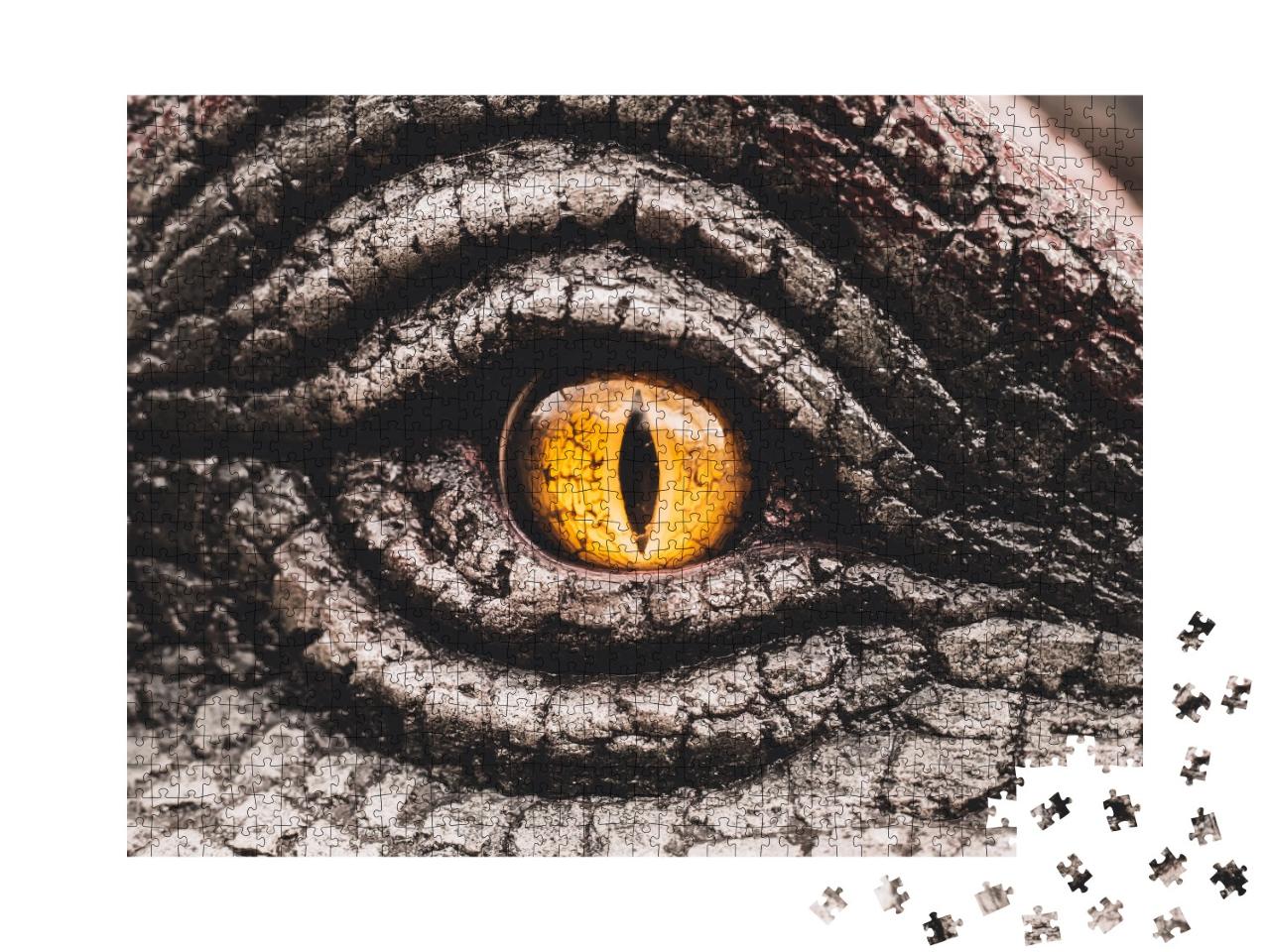 Puzzle de 1000 pièces « L'œil des dinosaures »