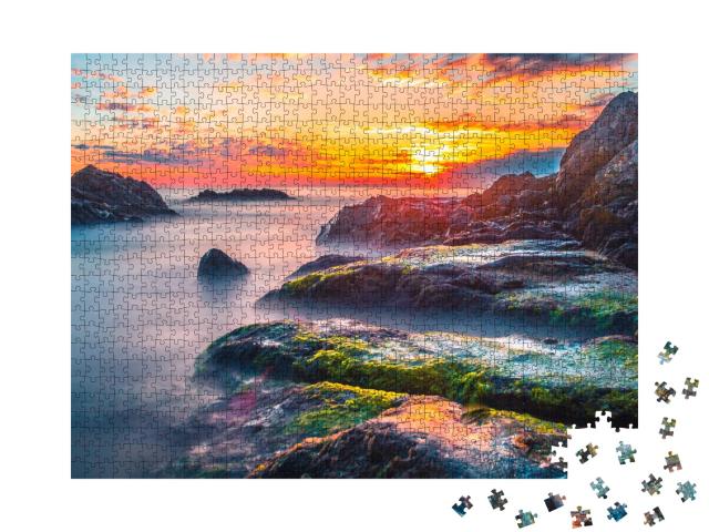 Puzzle de 1000 pièces « Beau paysage marin »