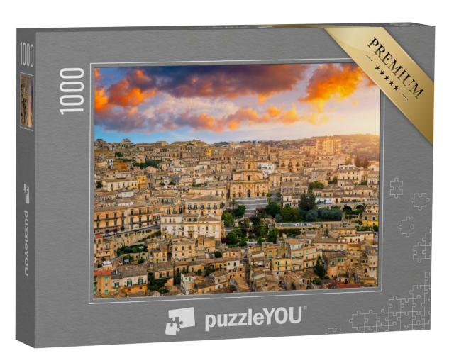 Puzzle de 1000 pièces « Vue de Modica en Sicile, Italie »