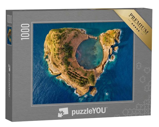 Puzzle de 1000 pièces « Vieux volcan sous-marin, Açores, Portugal »