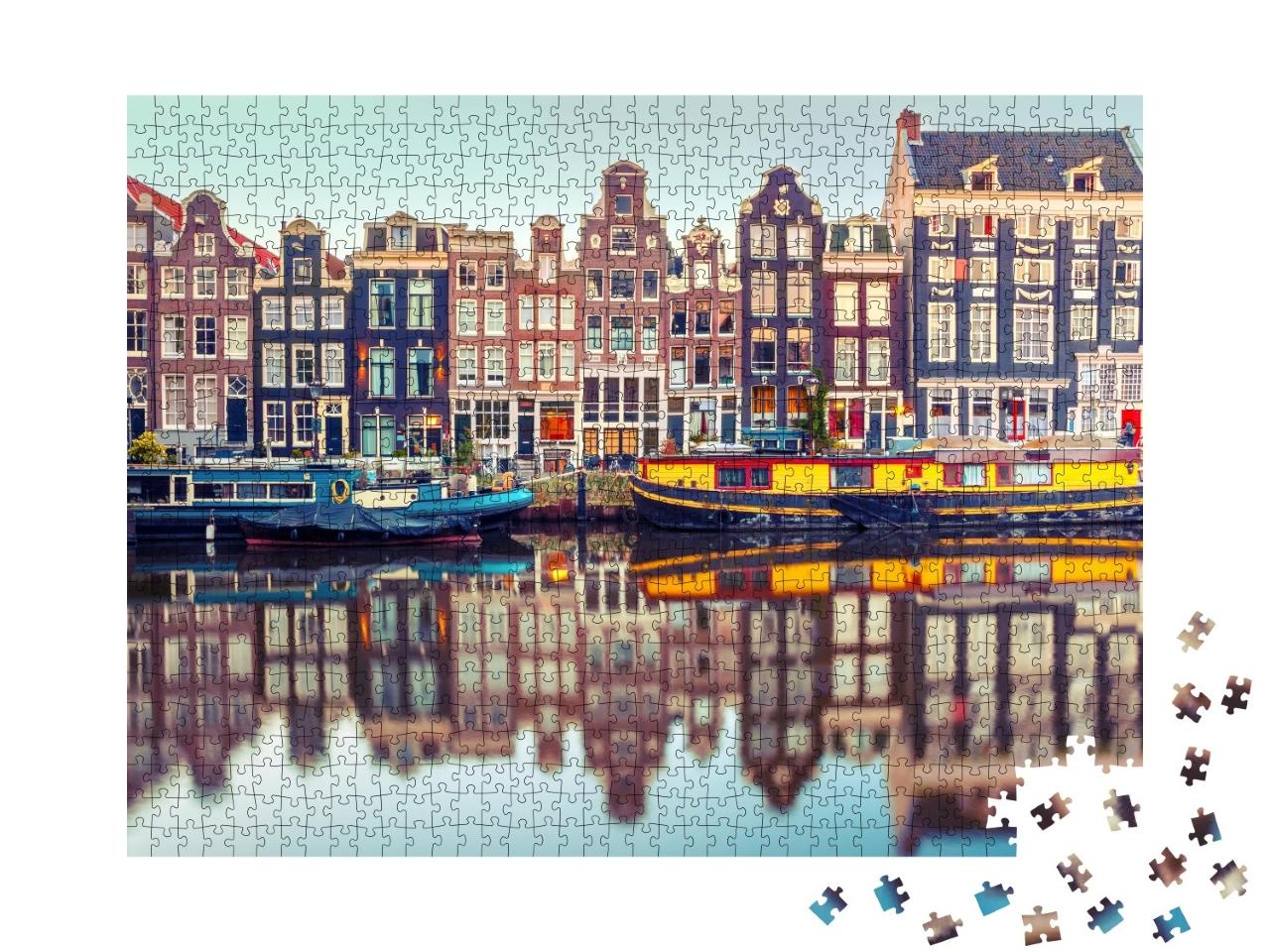 Puzzle de 1000 pièces « Amsterdamer Gracht, Pays-Bas, Niederlande »