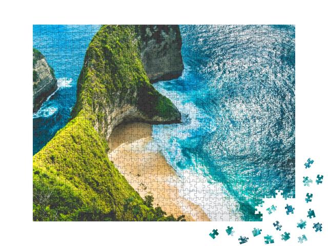 Puzzle de 1000 pièces « Kelingking Beach sur l'île de Nusa Penida, Bali, Indonésie »