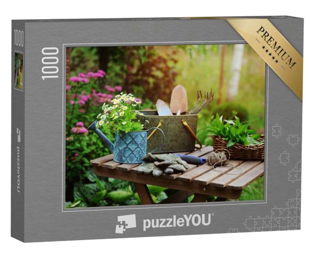 Puzzle de 1000 pièces « Le jardinage en été »