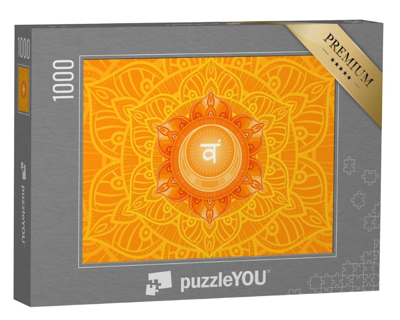 Puzzle de 1000 pièces « Svadhishthana, symbole du chakra sacré »