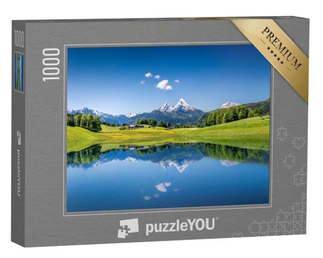 Puzzle de 1000 pièces « Paysage estival idyllique dans les Alpes »