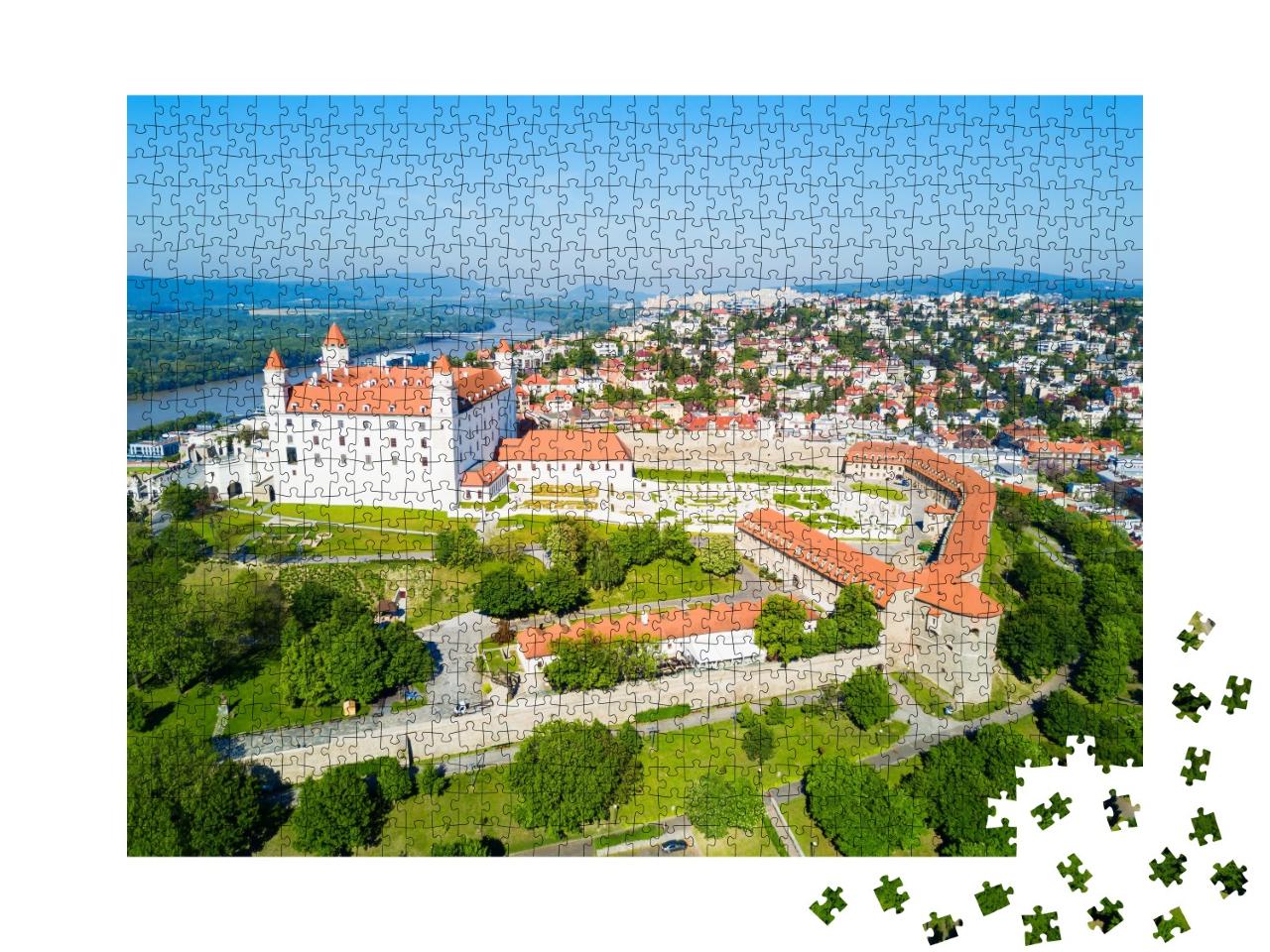 Puzzle de 1000 pièces « Château de Bratislava dans la capitale slovaque du même nom »