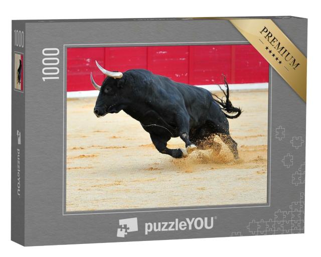Puzzle de 1000 pièces « Un taureau en Espagne »