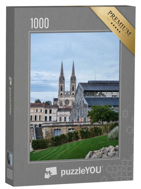 Puzzle de 1000 pièces « Église Saint-André dans la vieille ville de Niort, Deux-Sèvres, France »