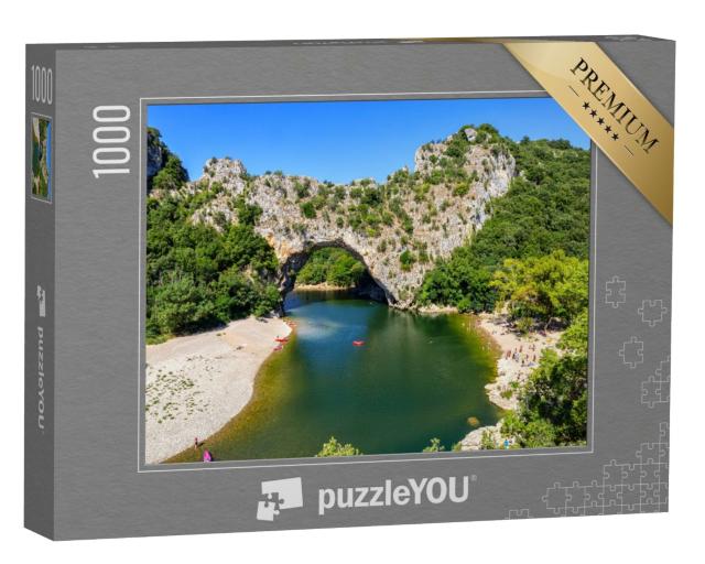 Puzzle de 1000 pièces « L'incroyable Pont D'Arc sur l'Ardèche, France »