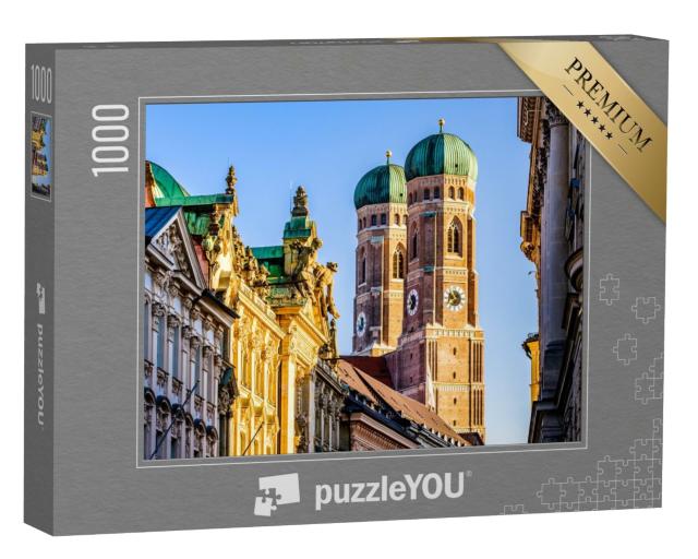 Puzzle de 1000 pièces « Cathédrale de Munich : Liebfrauenkirche, Bavière, Allemagne »