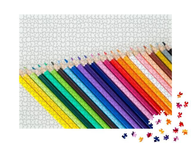 Puzzle de 1000 pièces « Crayons de couleur »