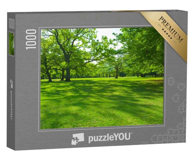 Puzzle de 1000 pièces « Un parc verdoyant »