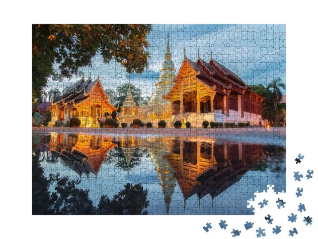 Puzzle de 1000 pièces « Wat Phra Singh à Chiang Mai, Thaïlande »