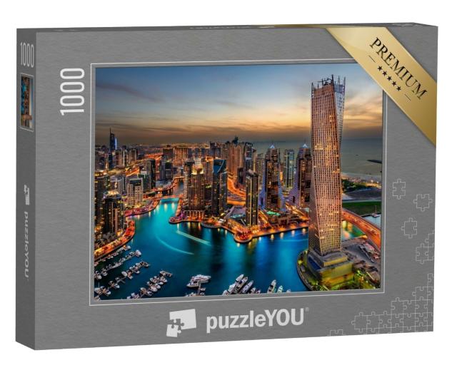 Puzzle de 1000 pièces « La beauté du port vue d'en haut »