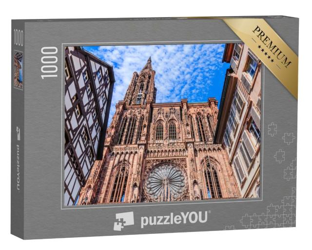 Puzzle de 1000 pièces « Strasbourg, France. La cathédrale Notre-Dame de Strasbourg. »