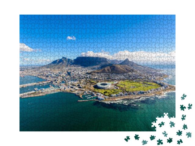 Puzzle de 1000 pièces « Vue aérienne de Cape Town »