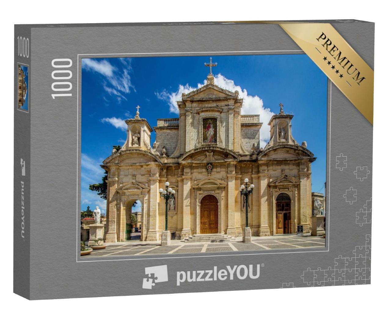 Puzzle de 1000 pièces « Photo de l'église de Malte Rabat »