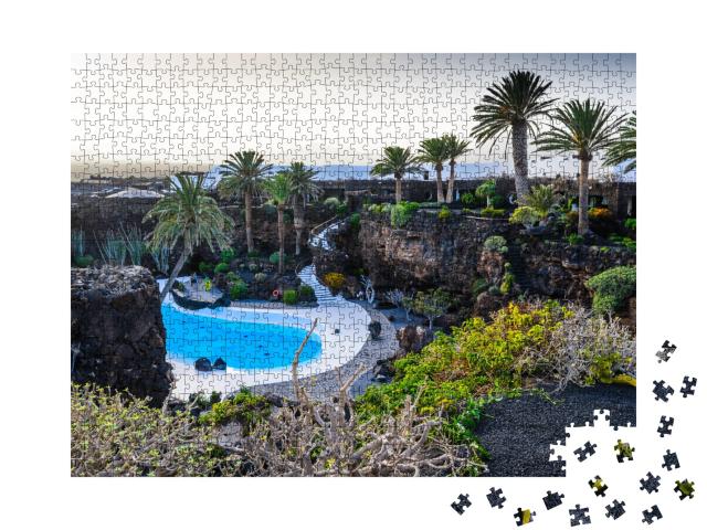 Puzzle de 1000 pièces « Jameos del Agua, Lanzarote, Îles Canaries, Espagne »