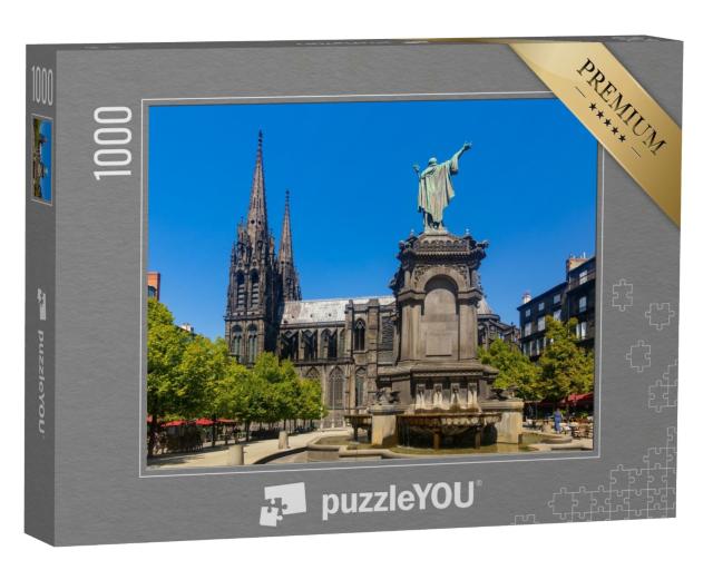 Puzzle de 1000 pièces « Cathédrale Notre-Dame-de-l'Assomption de Clermont-Ferrand »