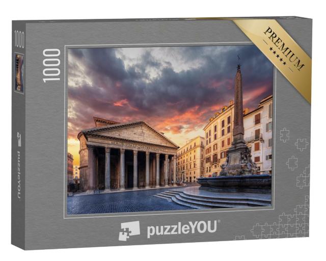 Puzzle de 1000 pièces « Vue sur le Panthéon le matin »