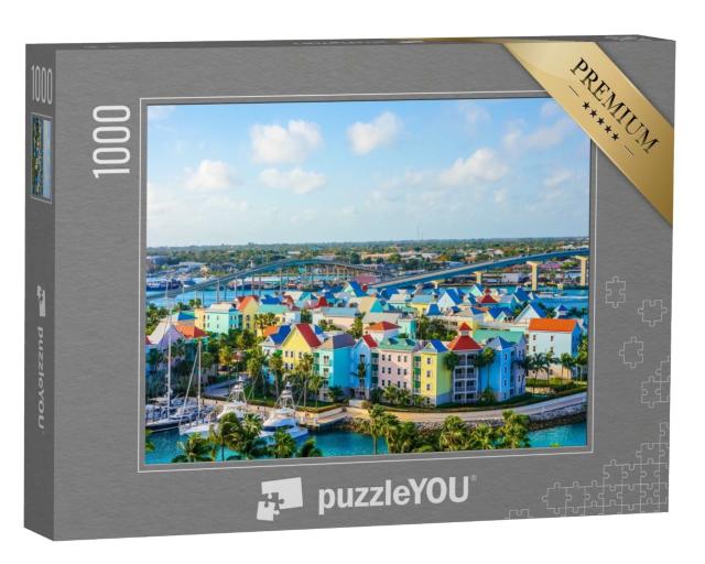 Puzzle de 1000 pièces « Vue aérienne de Nassau en HD, USA »