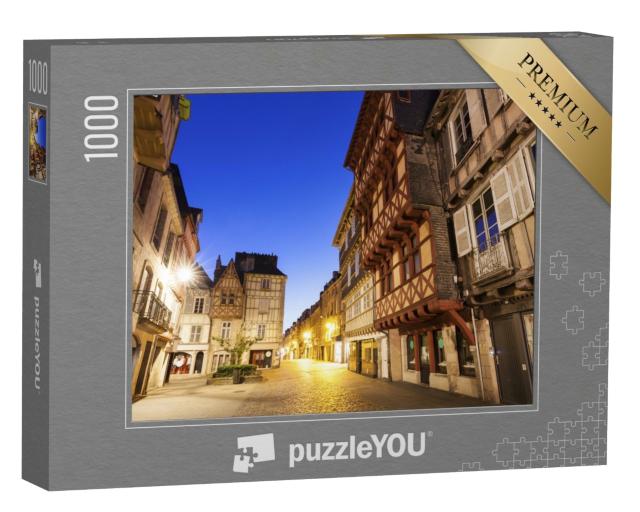 Puzzle de 1000 pièces « Rues de la vieille ville de Quimper. Quimper, Bretagne, France »