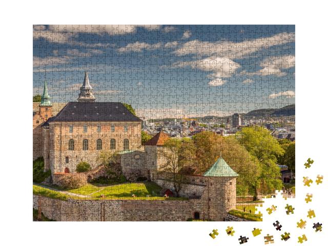 Puzzle de 1000 pièces « Forteresse d'Akershus, Oslo, Norvège »