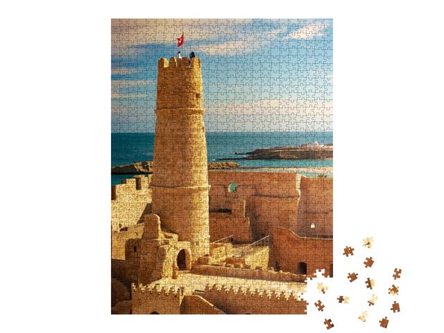 Puzzle de 1000 pièces « Forteresse médiévale de Monastir, Tunisie »