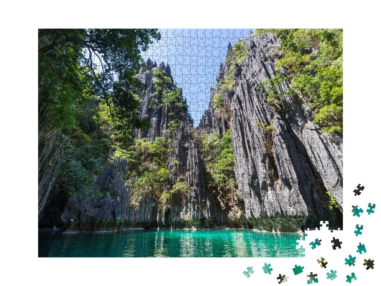 Puzzle de 1000 pièces « Baie pittoresque de Palawan, Philippines »